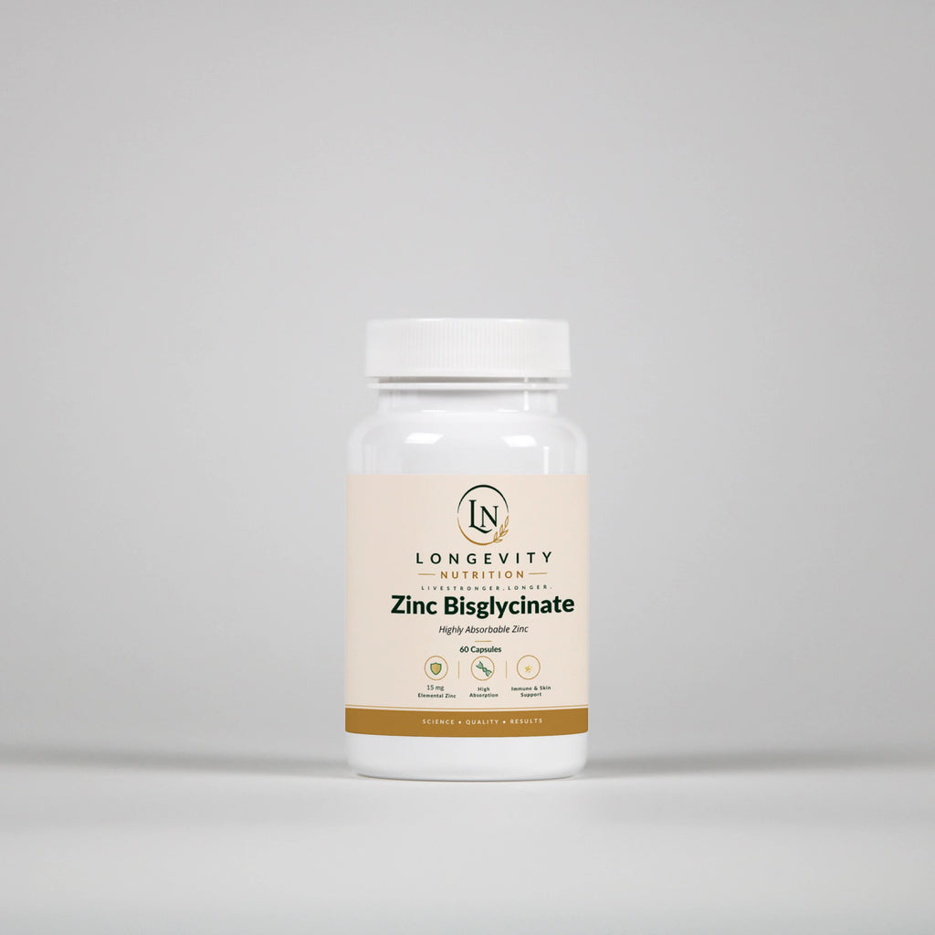 Zinc Bisglycinate – 60 Capsules