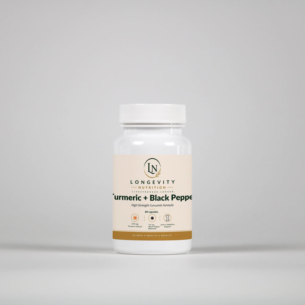 Turmeric + Black Pepper - 60 Capsules