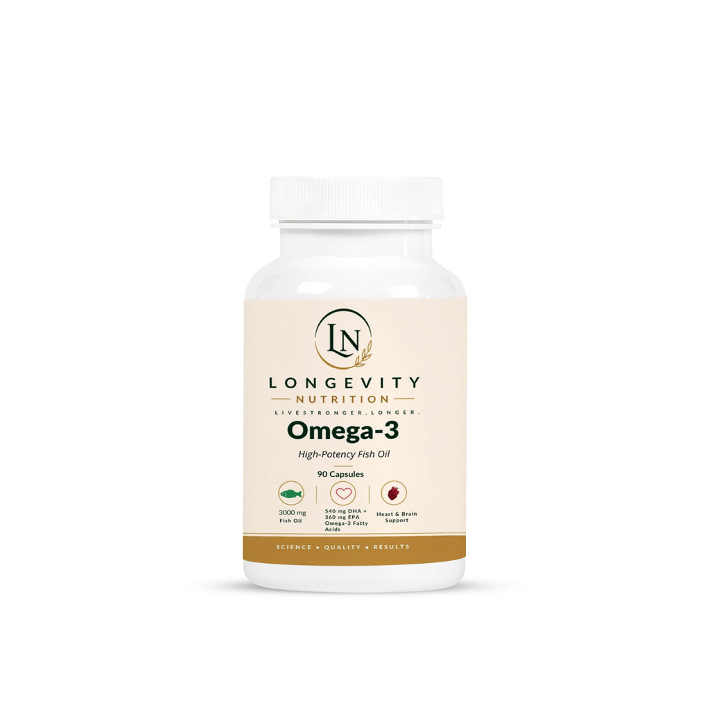 Omega-3 + Vitamin E – 90 Capsules