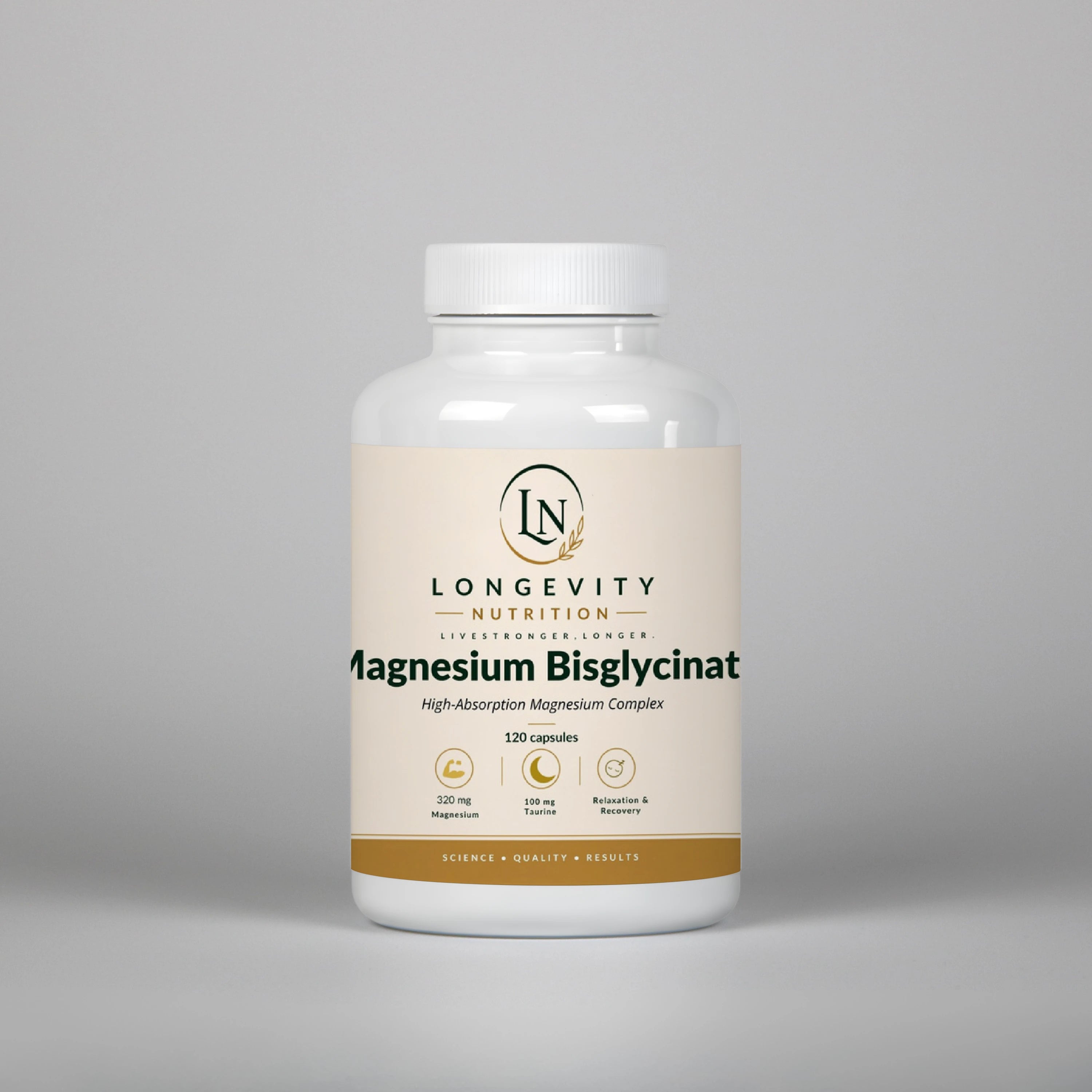 Magnesium Bisglycinate - 120 Capsules