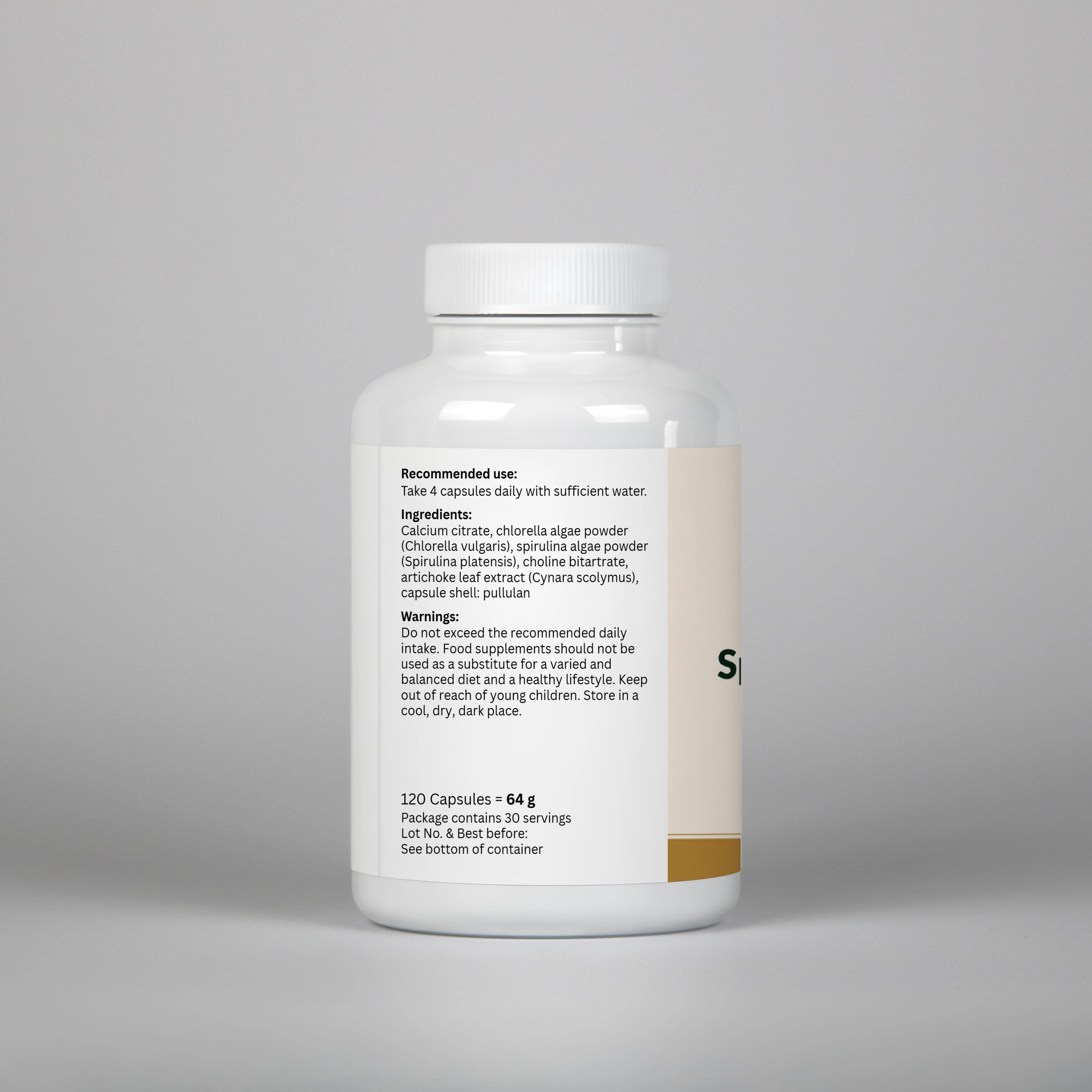 Spirulina + Chlorella - 120 Capsules