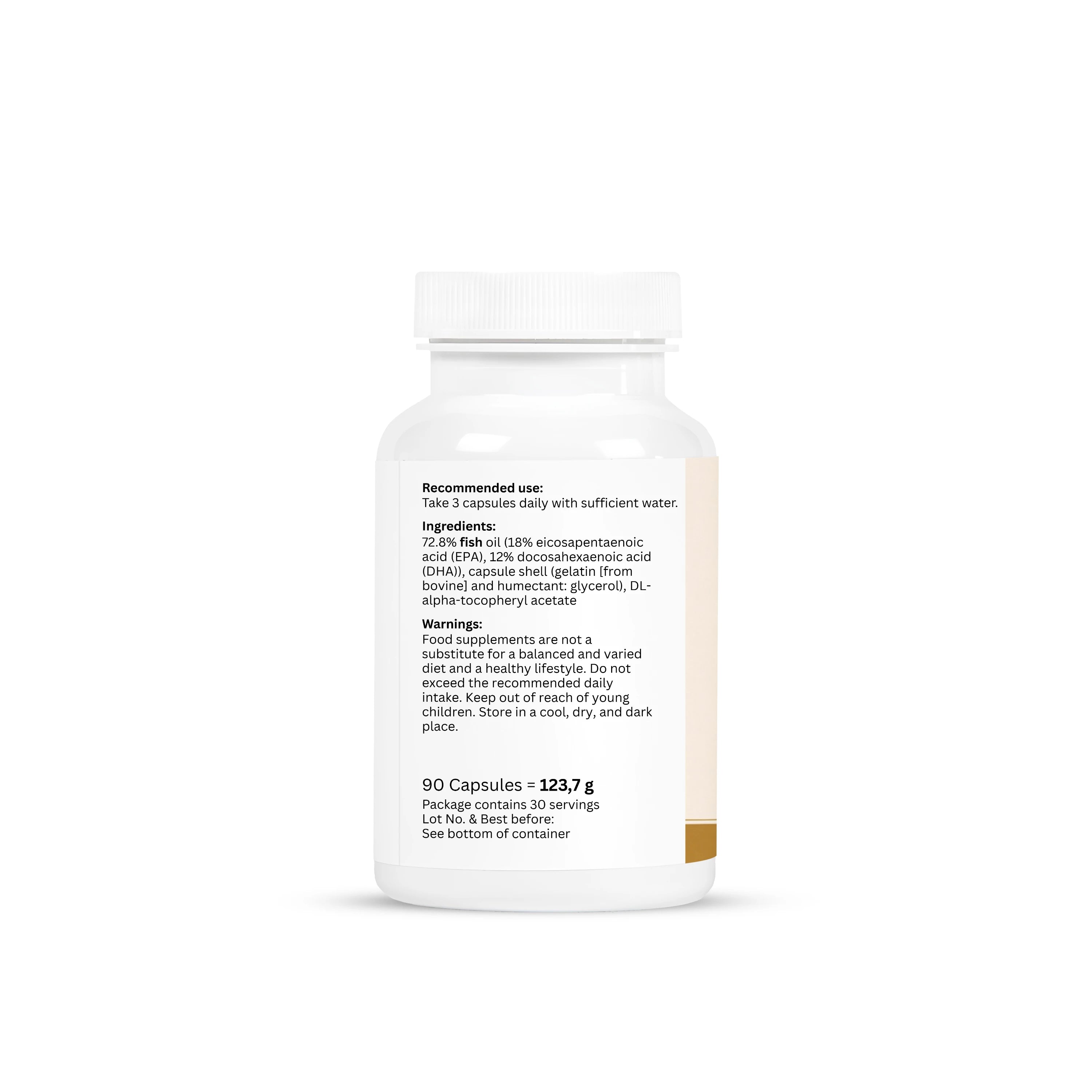Omega-3 + Vitamin E – 90 Capsules