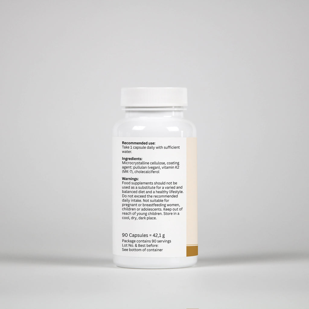 Vitamin D3 + K2 – 90 Capsules