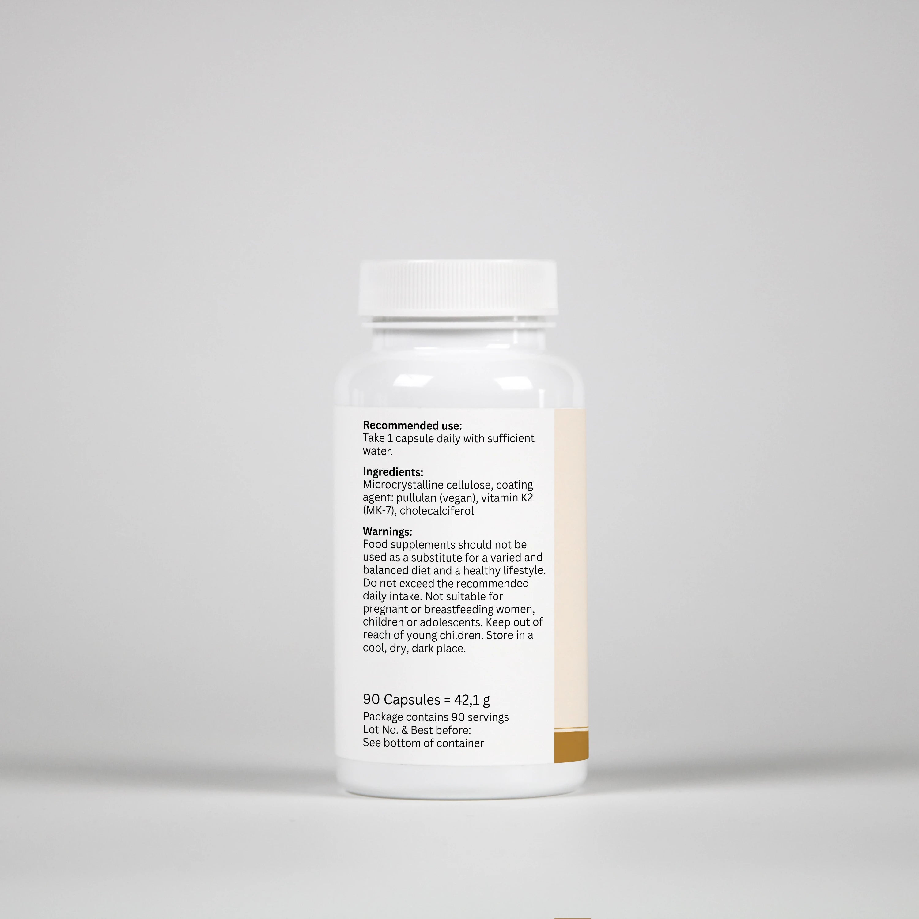 Vitamin D3 + K2 – 90 Capsules