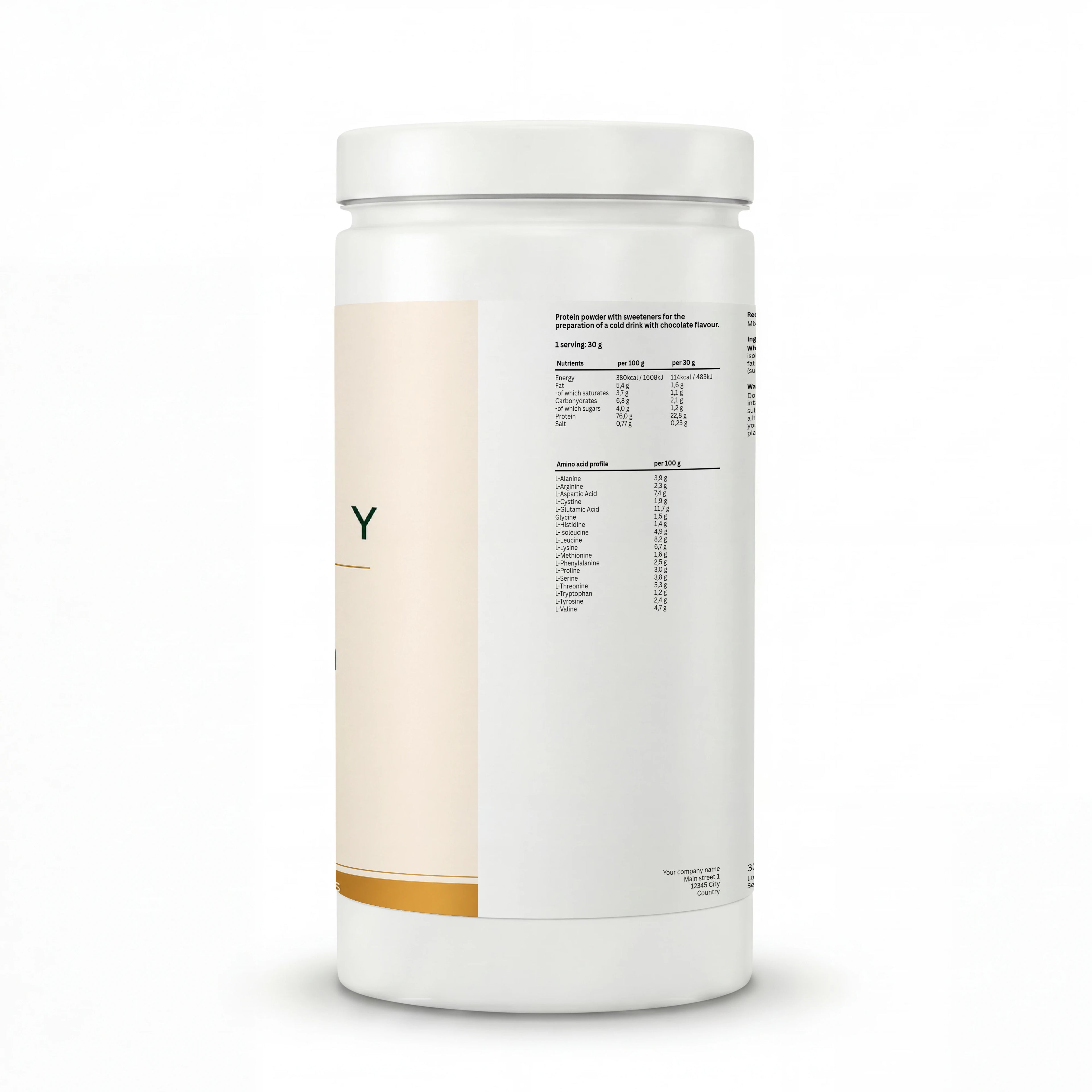 Whey Protein Chocolate 1kg