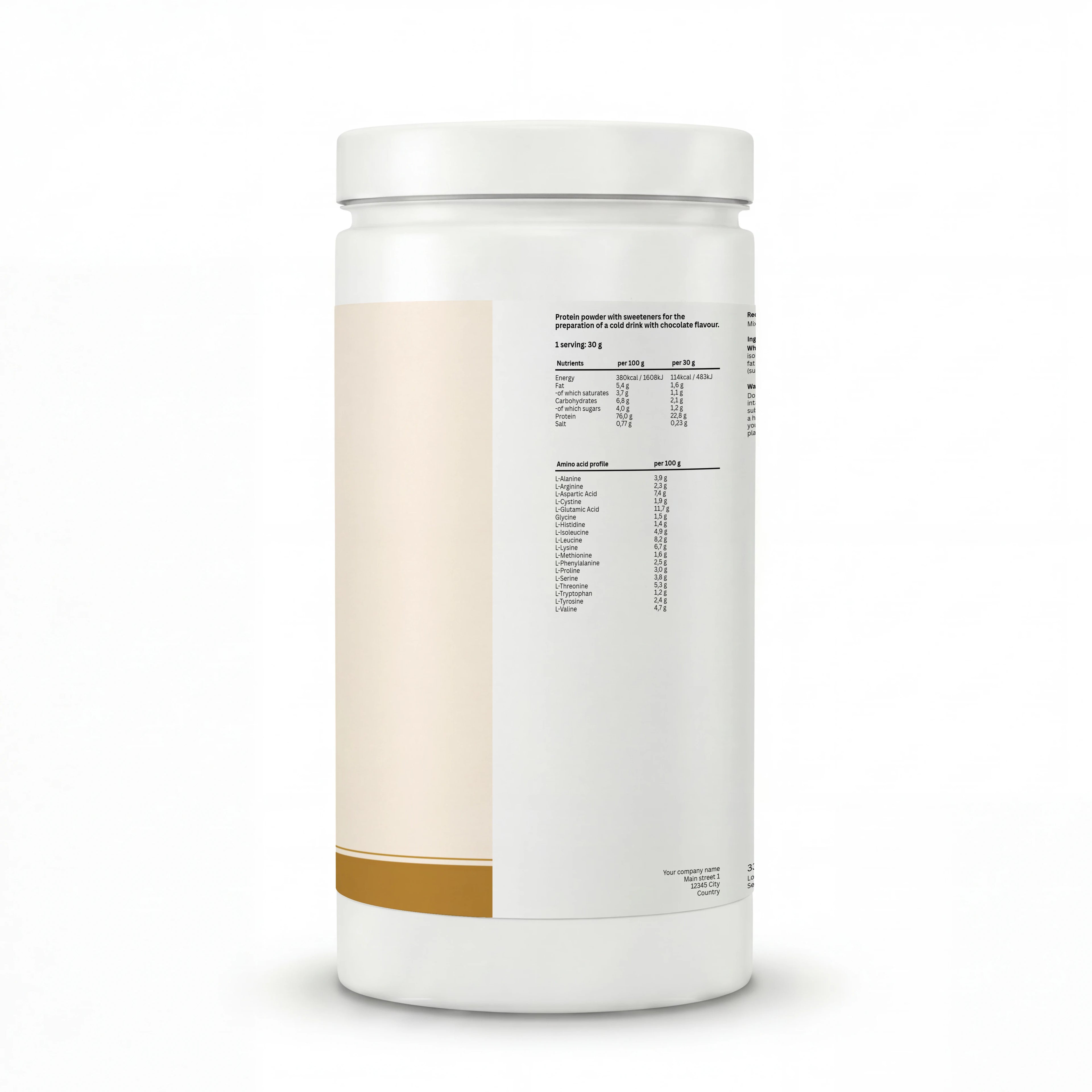 Whey Protein Vanilla 1kg