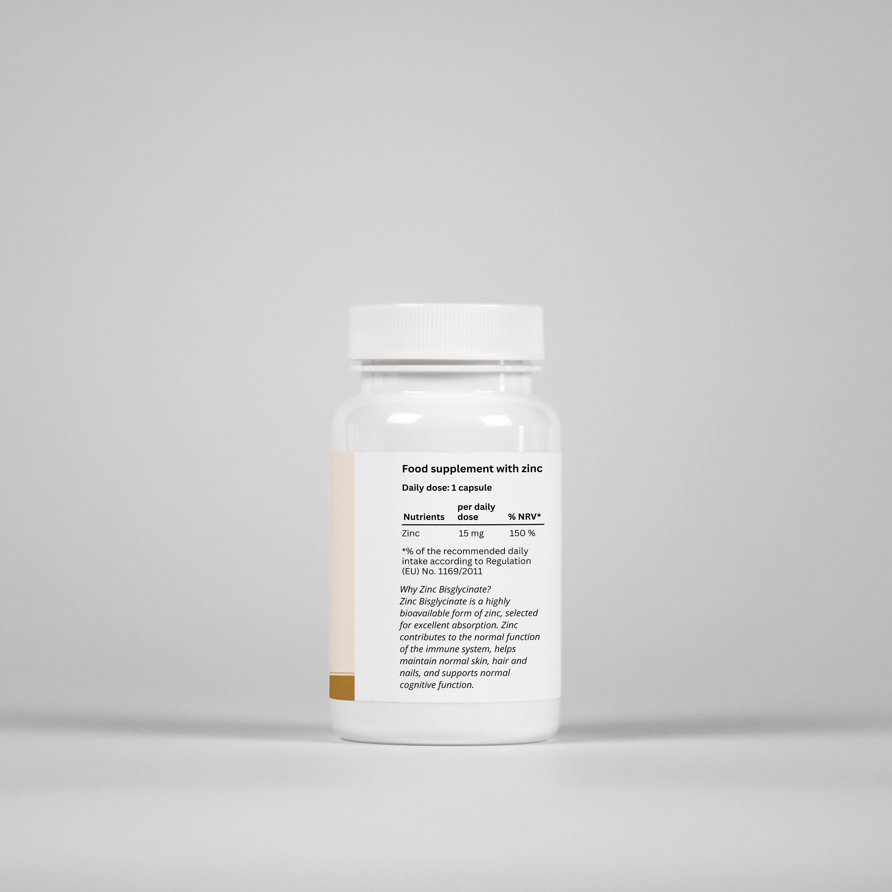 Zinc Bisglycinate – 60 Capsules