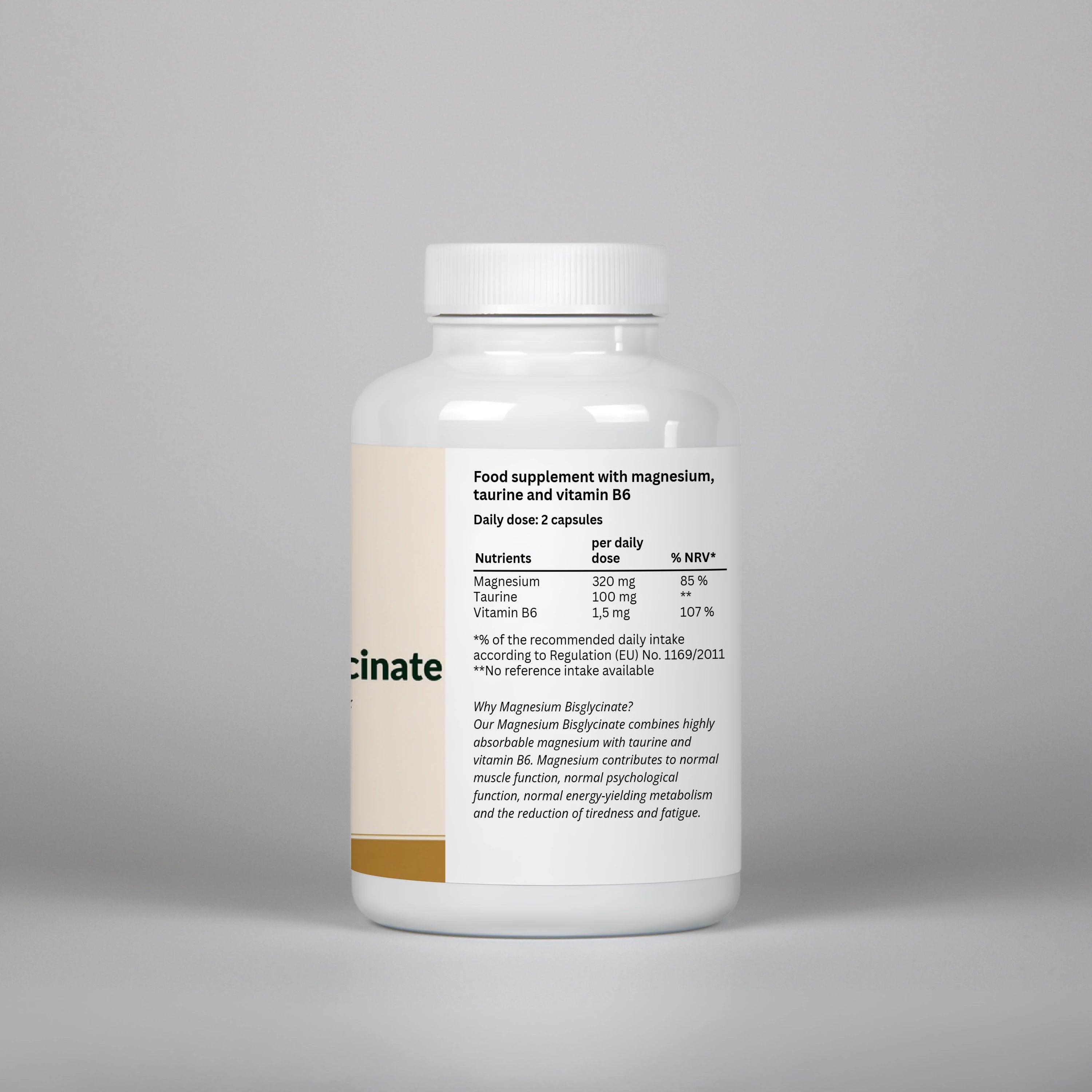 Magnesium Bisglycinate - 120 Capsules