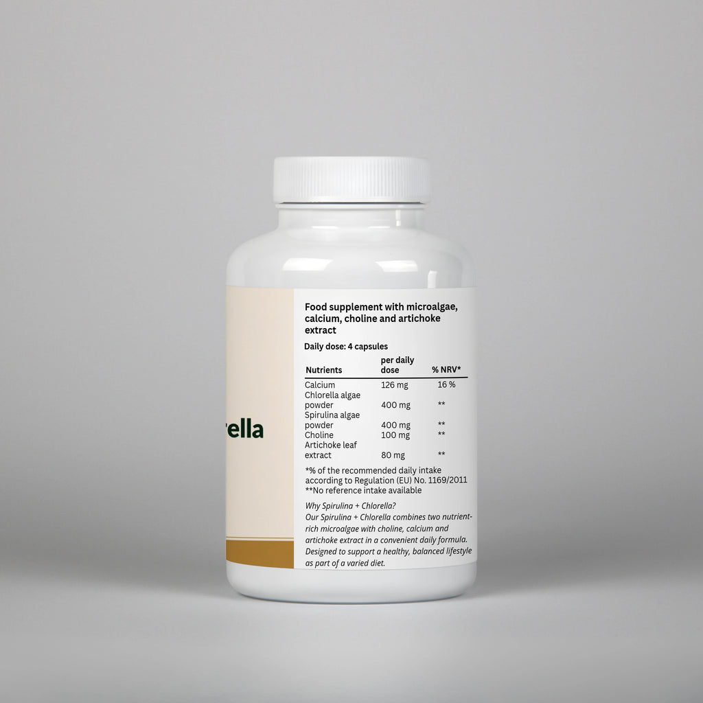 Spirulina + Chlorella - 120 Capsules
