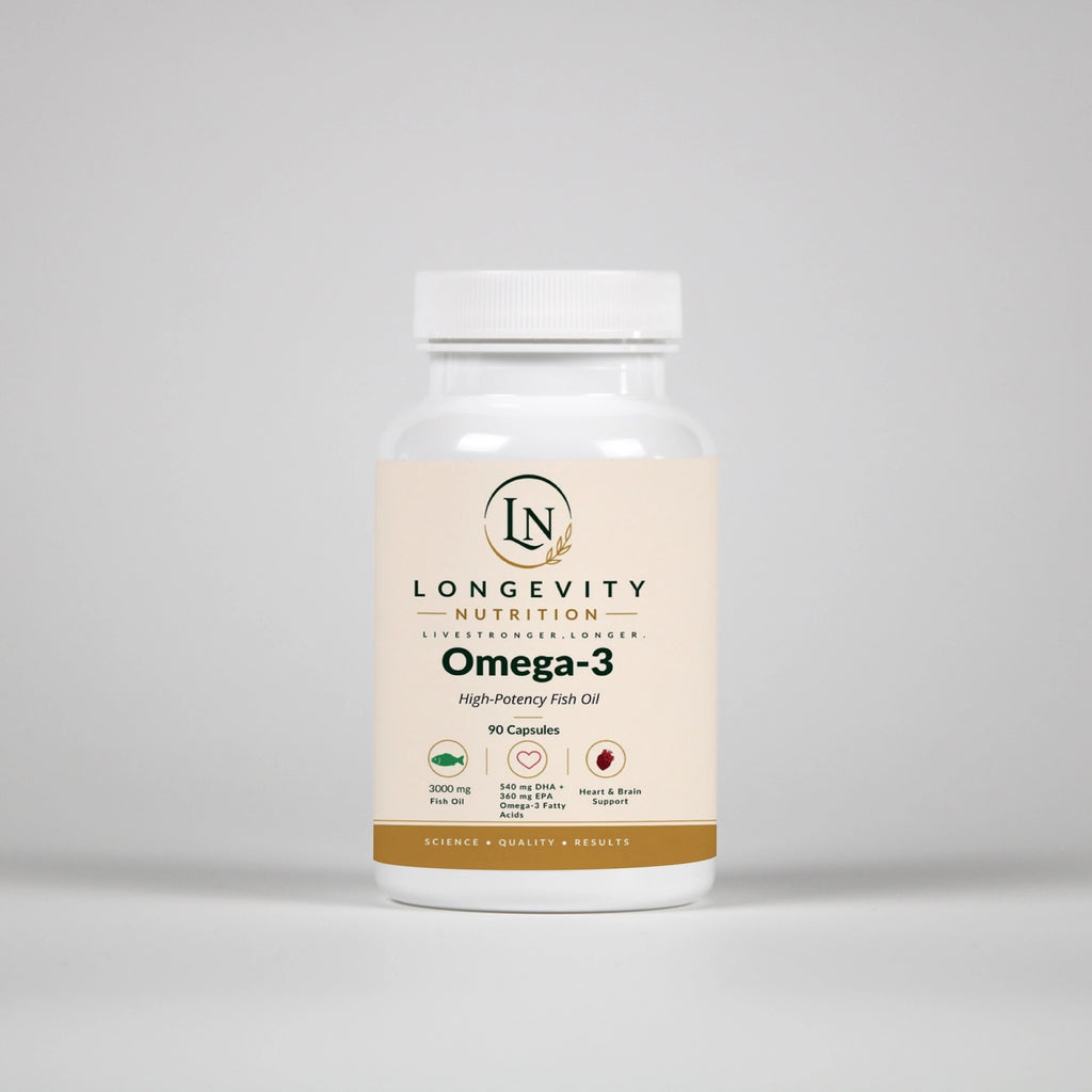 Omega-3 + Vitamin E – 90 Capsules