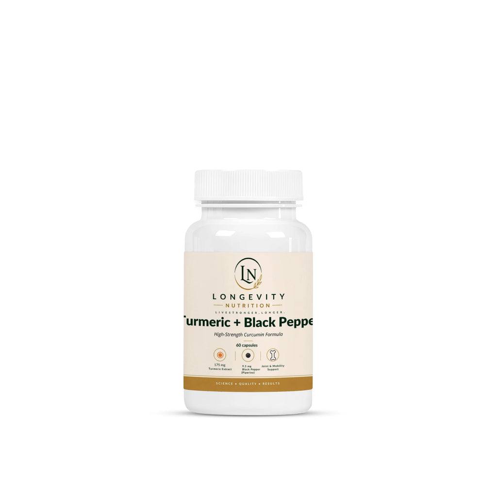 Turmeric + Black Pepper - 60 Capsules