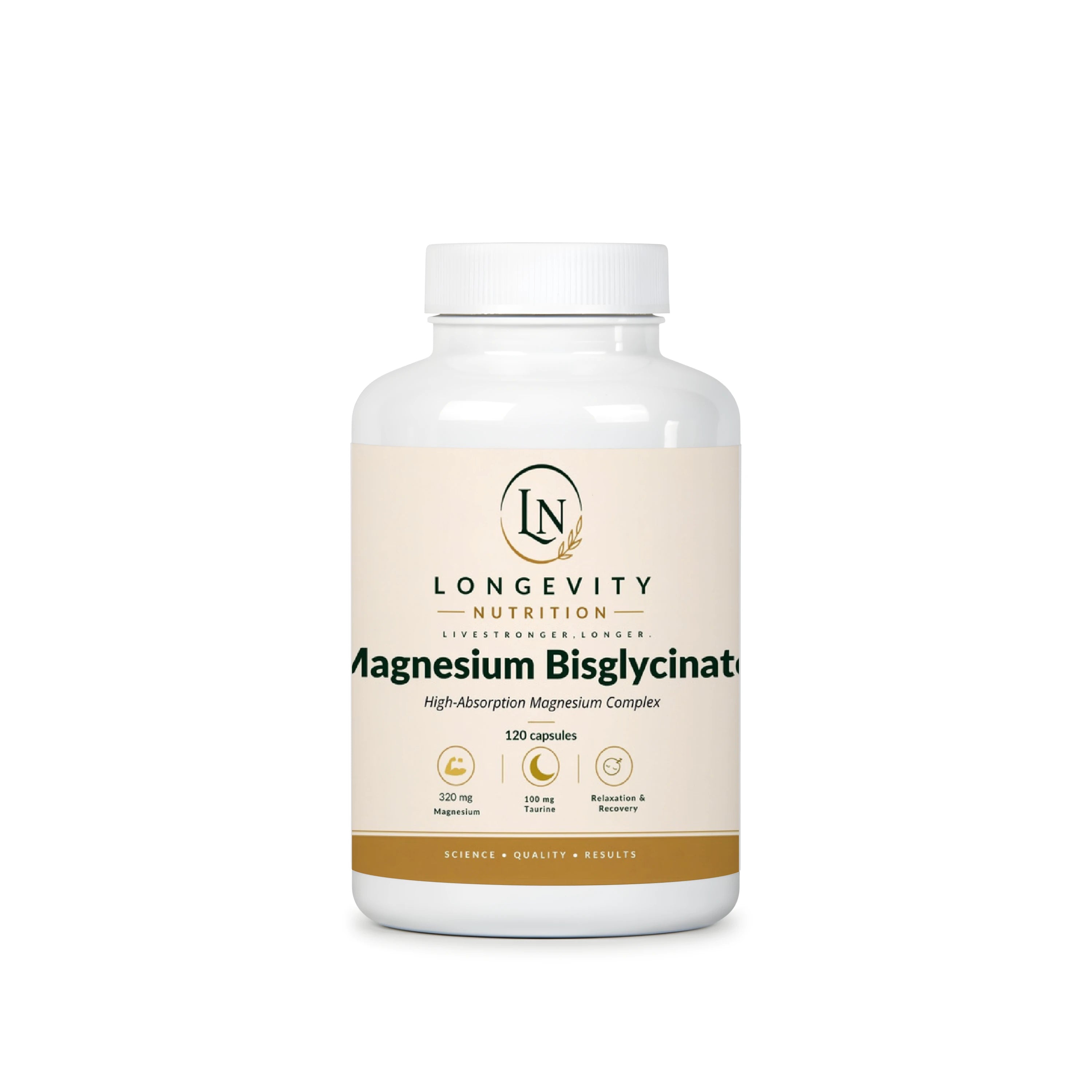 Magnesium Bisglycinate - 120 Capsules