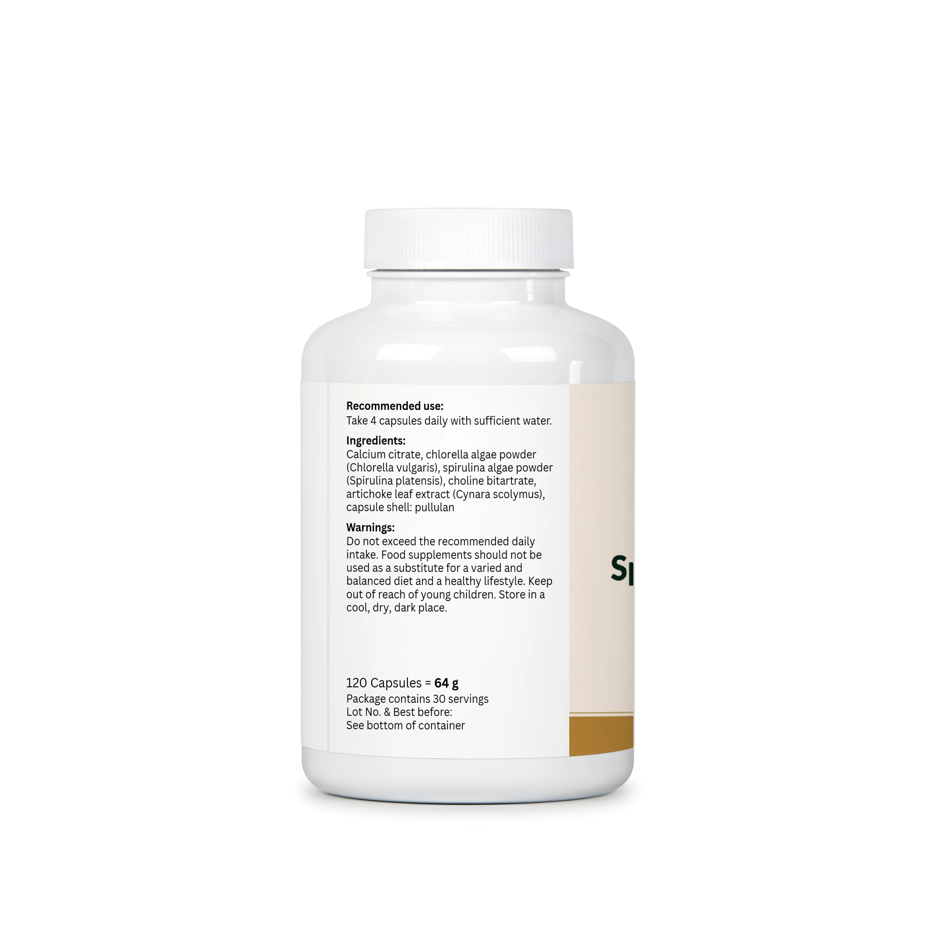 Spirulina + Chlorella - 120 Capsules