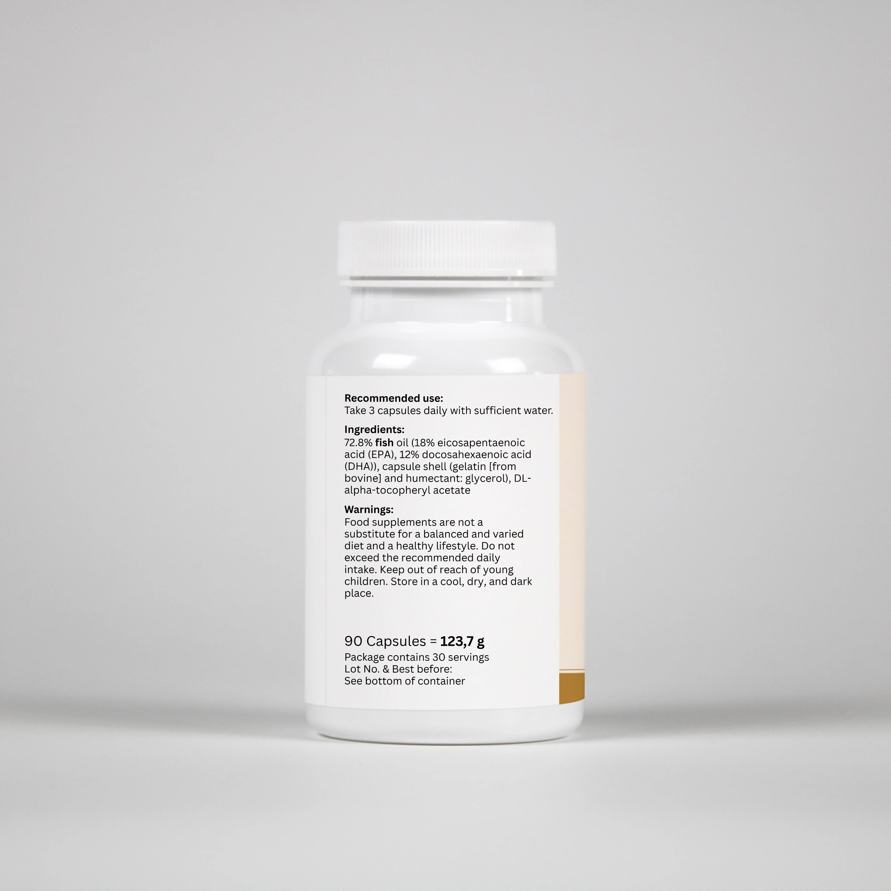 Omega-3 + Vitamin E – 90 Capsules
