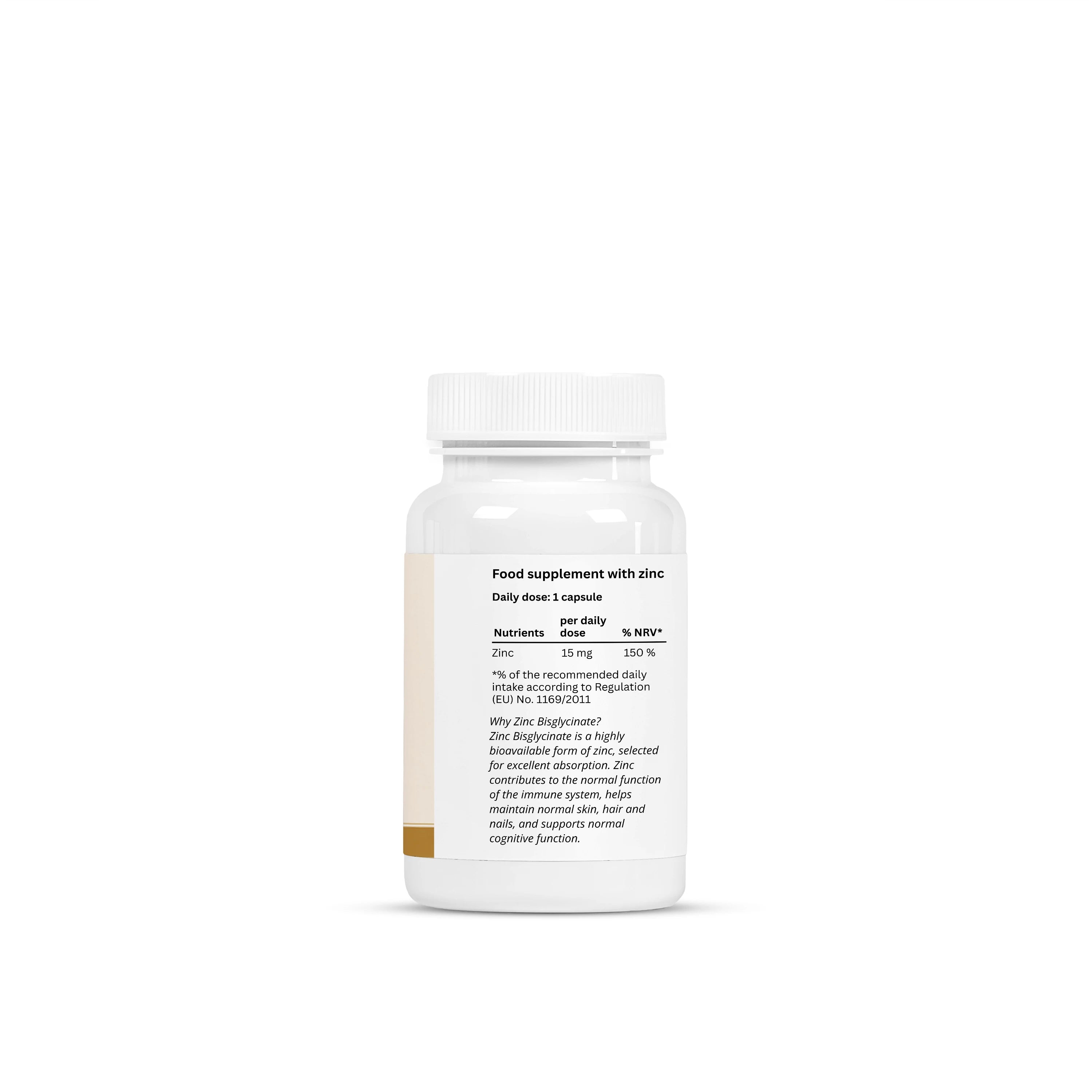 Zinc Bisglycinate – 60 Capsules